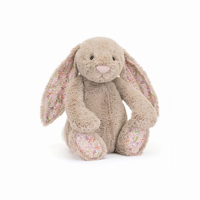 Jellycat Blossom Beige 'Petal' Bunnies UK | 53281OCWA